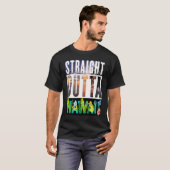 T-shirt Straight Outta Hawaii Travel Vacation (Devant entier)