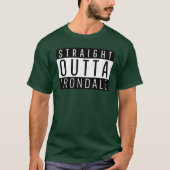 T-shirt Straight Outta Irondale Alabama Oversized (Devant)