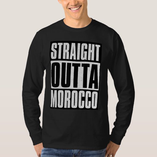 T-shirt Straight Outta Morocco (Devant)