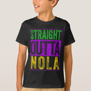T-shirt Straight Outta Nola drôle de La Nouvelle-O