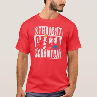 T-shirt Straight Outta Scranton Lazy Scranton