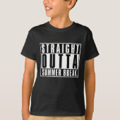 T-shirt Straight Outta Summer Break (Devant)
