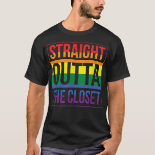 T-shirt Straight Outta the Closet Pride