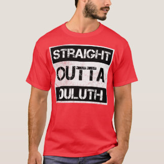 T-shirt Strait Outta Duluth ville Minnesota District Vinta