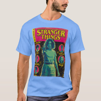T-shirt Strangerhings Group Shot Comic Cover funny