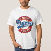 T-shirt Strasbourg Grand Est France Rétro (Devant)