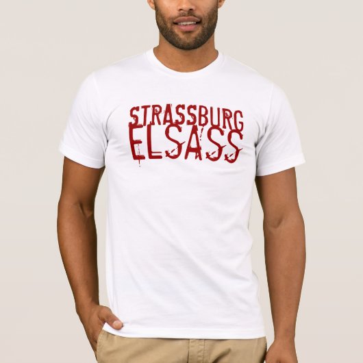 T-shirt Strassburg Elsass (Devant)