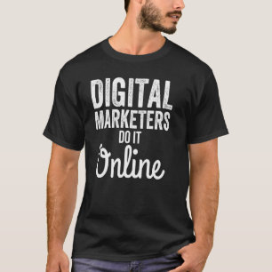 T-shirt Stratégie de marketing numérique Les marqueurs num