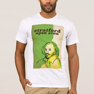 T-shirt Stratford sur avon affiche de voyage de style anci