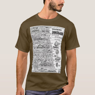 T-shirt Stratigraphie du monument national de Dinosaur