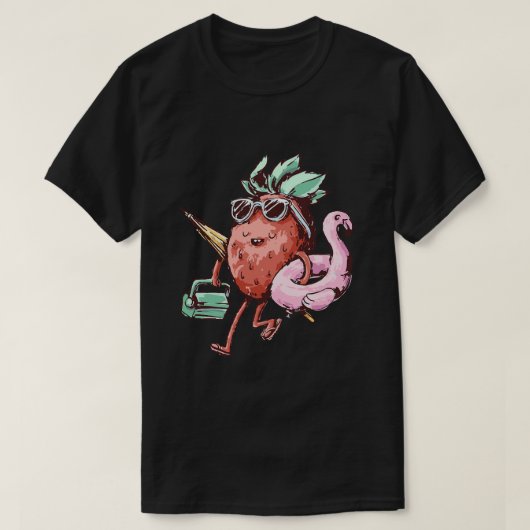 T-shirt Strawberry Beach Vacay (Design devant)
