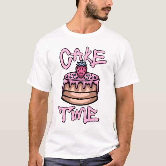 T-shirt Strawberry cake streetwear (Devant)