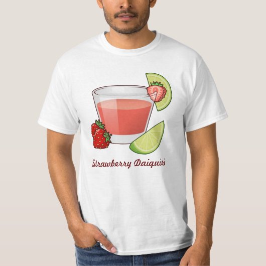 T-Shirt Strawberry Daiquiri (Devant)