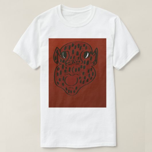 T-shirt Strawberry Face Character Art (Design devant)