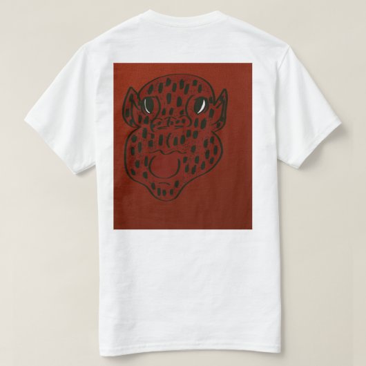 T-shirt Strawberry Face Character Art (Design dos)