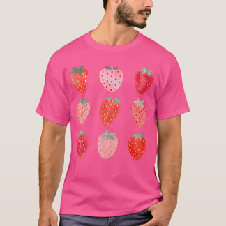 T-shirt Strawberry Funny Hawaii Summer Vacation Beach Fami