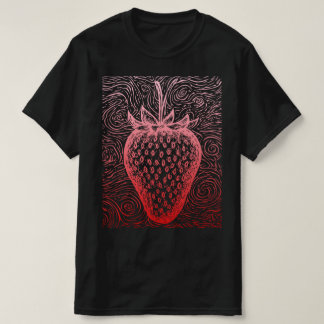 T-shirt strawberry swirls
