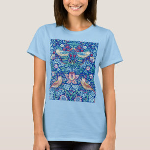 T-shirt Strawberry Thief Blue, William Morris