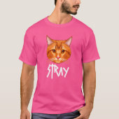 T-shirt Stray Cat Pixelated (Devant)