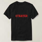 T-shirt Strayer Athletic University College Alumni Style T (Design devant)