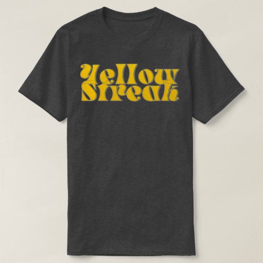 T-shirt Streak jaune (Design devant)