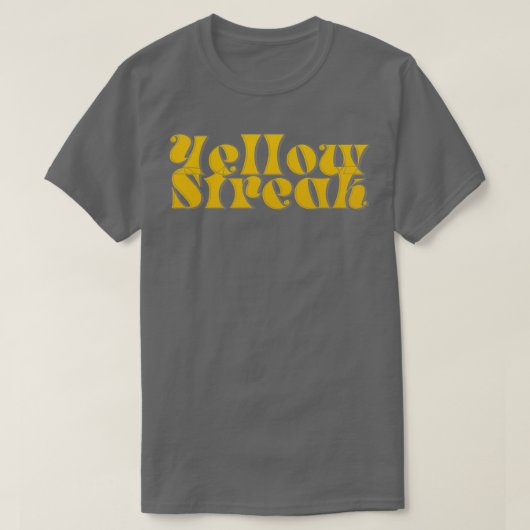T-shirt Streak jaune (Design devant)
