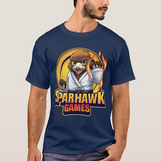 T-shirt #stream SparhawkGames tee (Devant)