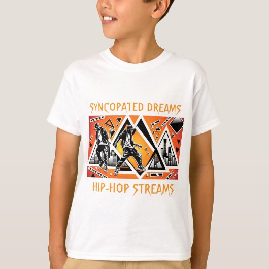 T-SHIRT STREAMES HIP-HOP (Devant)