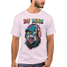 Street Cat DJ Attitude – Bold Streetwear Art