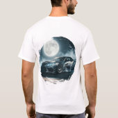 T-shirt Street Eagle Moonlight Drift Car (Dos)