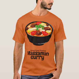 T-shirt Street Food Curry Thai délicieux nourriture