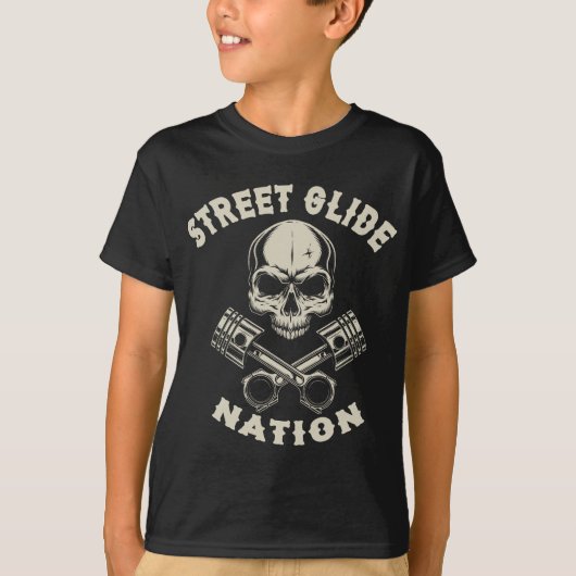 T-shirt Street Glide Nation Motorcycle Rider Gi (Devant)