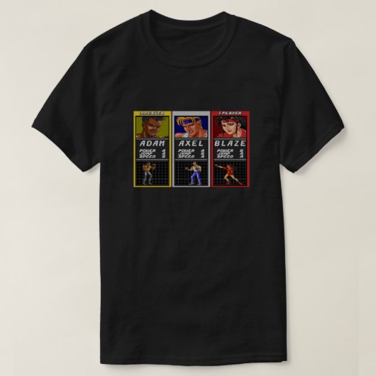 T-shirt Street of Rage Classic (Design devant)