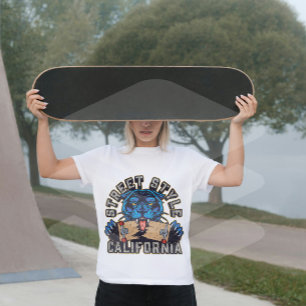 T-shirt Street Style California Skateboard