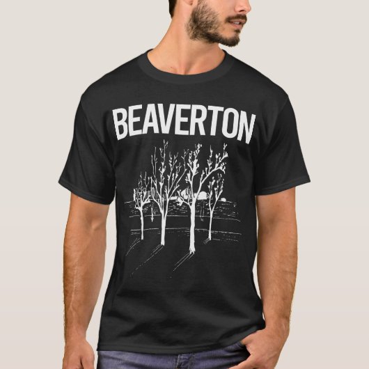 T-shirt Street Trees Beaverton (Devant)