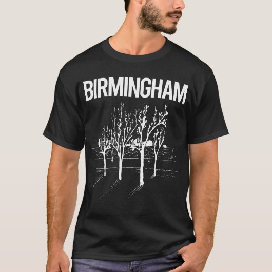T-shirt Street Trees Birmingham (Devant)