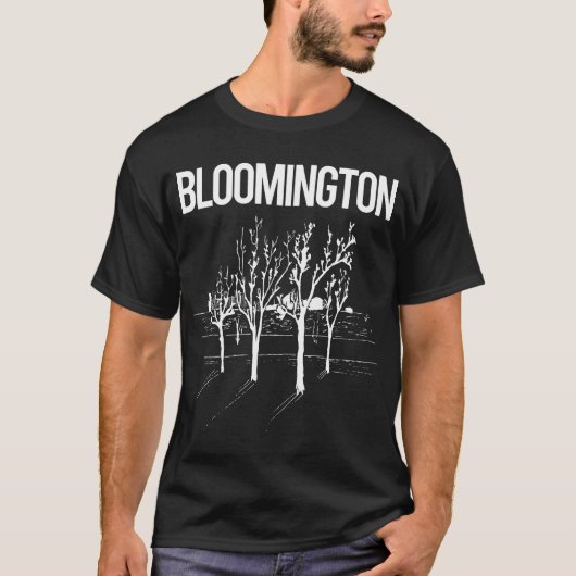 T-shirt Street Trees Bloomington (Devant)