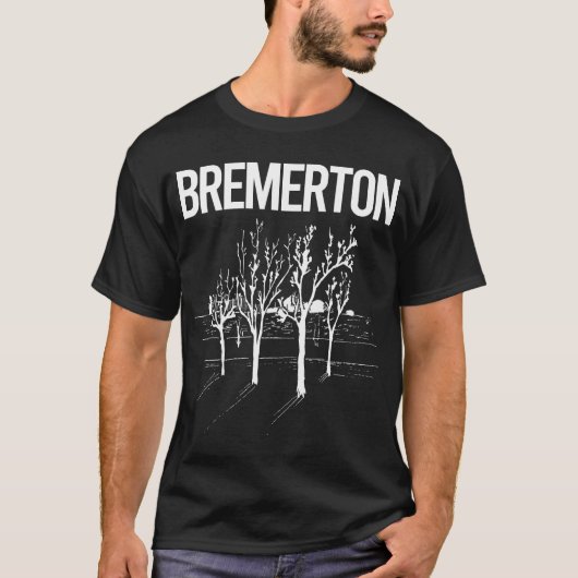 T-shirt Street Trees Bremerton (Devant)