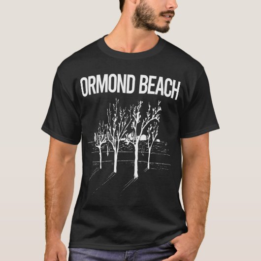 T-shirt Street Trees Ormond Beach (Devant)