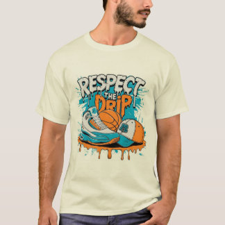 T-Shirt Streetwear Basket-ball « Respect The Drip