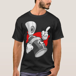 T-shirt Streetwear des hommes : Caractère de boîte de je