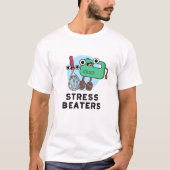 T-shirt Stress Beatters Funny Baking Whisk Pun (Devant)