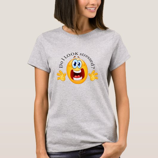 T-SHIRT STRESSÉ ! SOURIRE (Devant)