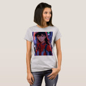 T-shirt "Stressed Out Asuka : Indoor NERV Lab - Un détail (Devant entier)