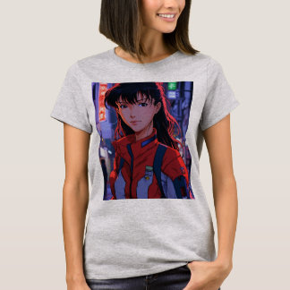 T-shirt "Stressed Out Asuka : Indoor NERV Lab - Un détail