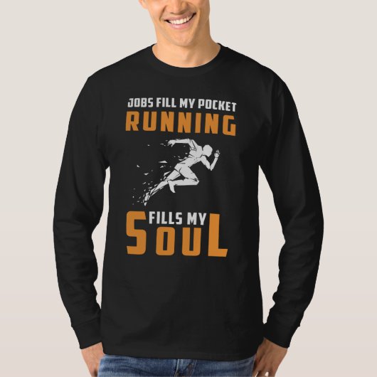 T-shirt Stride & Succès : Tee d'âme pilée par la course - (Devant)
