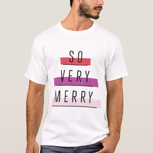 T-shirt Strié Si Joyeux Noël Retro T-Shrit T-Sh (Devant)
