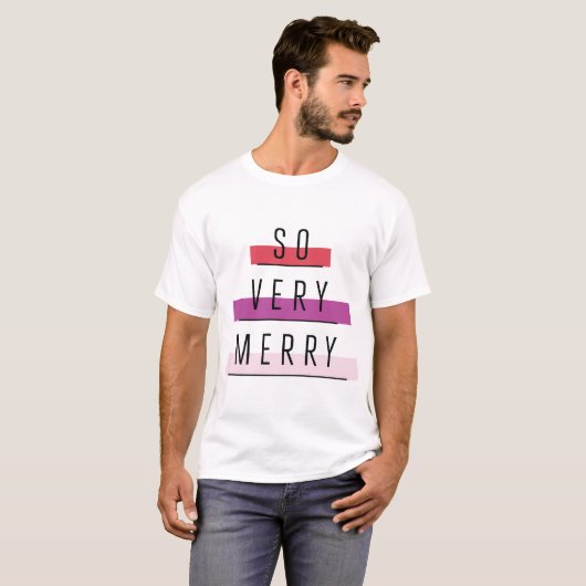 T-shirt Strié Si Joyeux Noël Retro T-Shrit T-Sh (Devant entier)