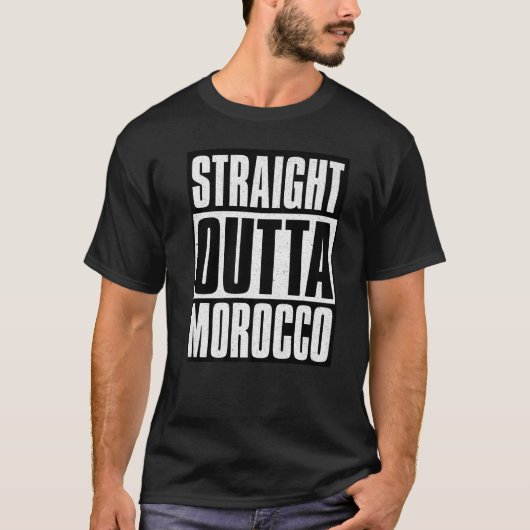 T-shirt Stright Outta Maroc Premium (Devant)