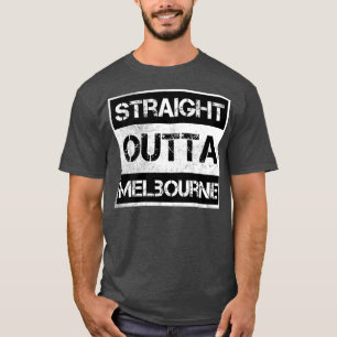 T-shirt Stright Outta Melbourne city Florida Vintage Dist